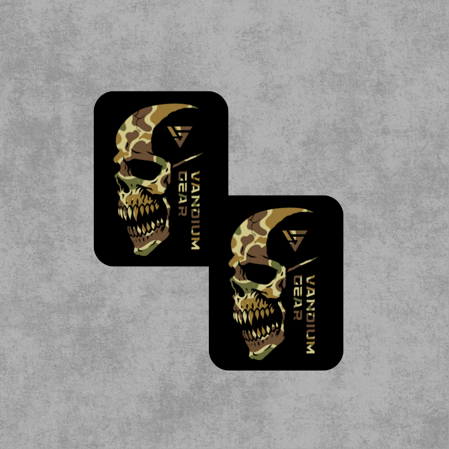 Tactical Camo Skull Sticker