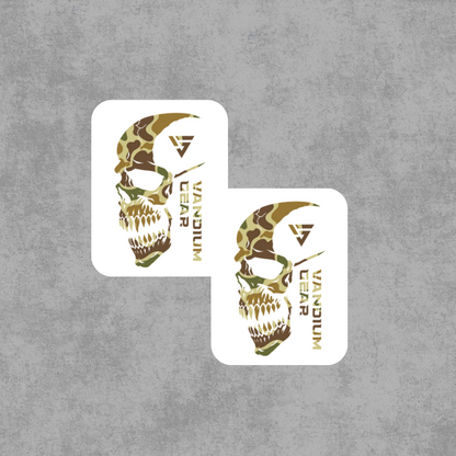 Tactical Camo Skull Sticker