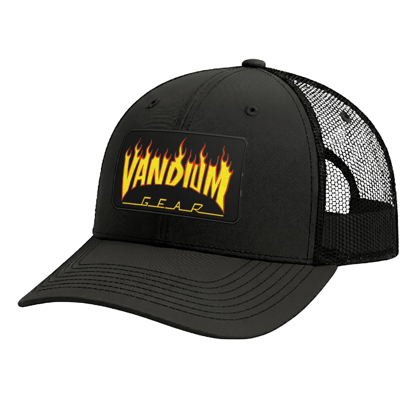 Fire & Flames Trucker Hat - by Vandium Gear Industries L.L.C