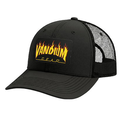 Fire & Flames Trucker Hat - by Vandium Gear Industries L.L.C