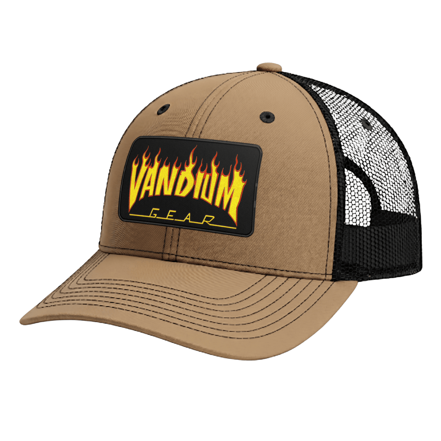 Fire & Flames Trucker Hat - by Vandium Gear Industries L.L.C