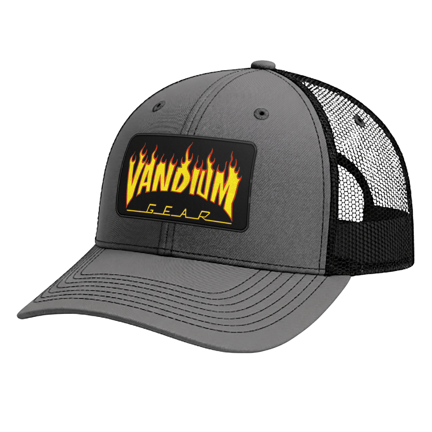 Fire & Flames Trucker Hat - by Vandium Gear Industries L.L.C