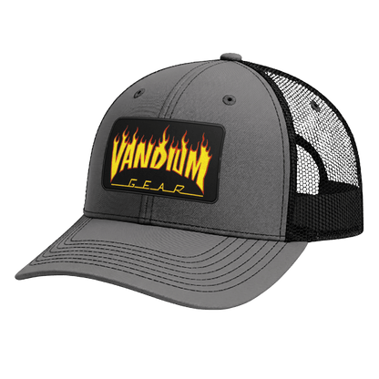 Fire & Flames Trucker Hat - by Vandium Gear Industries L.L.C