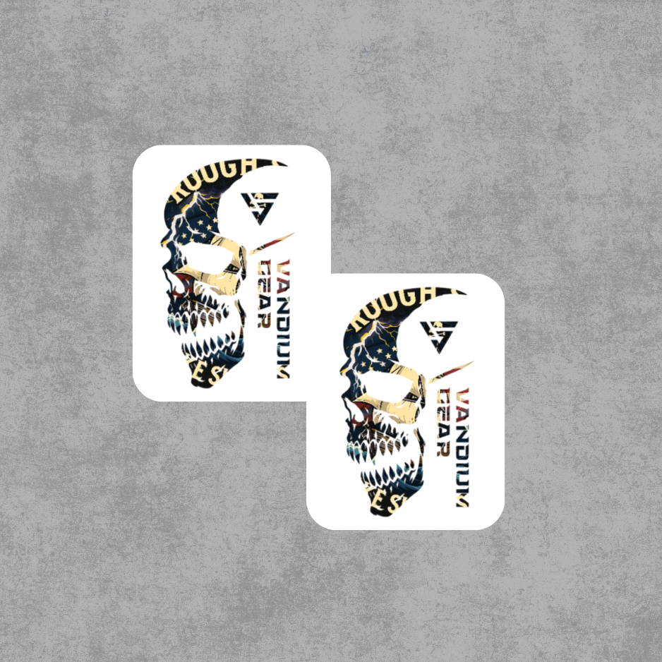 Rough Seas Skull Sticker