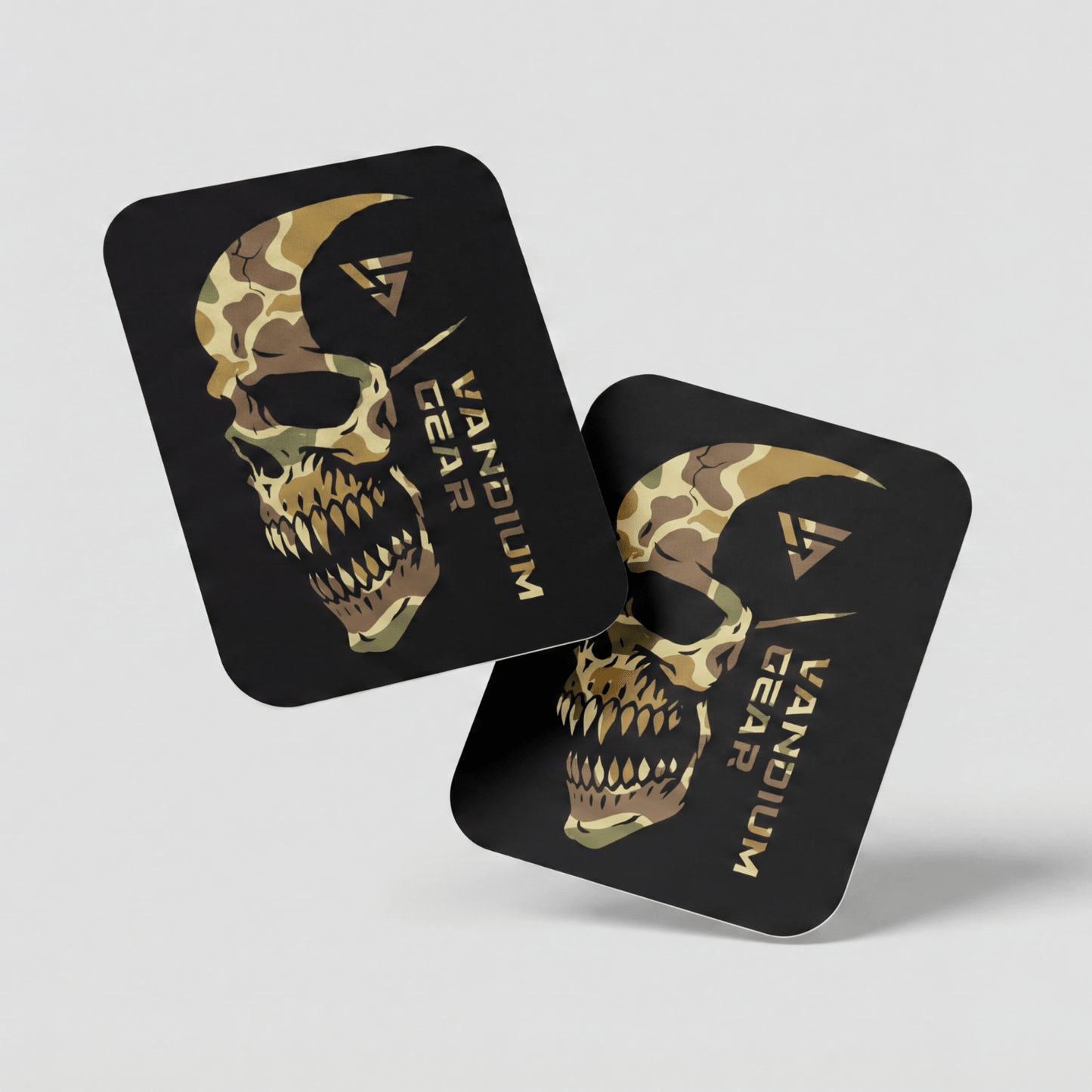 Tactical Camo Skull Sticker "3 - by Vandium Gear Industries L.L.C